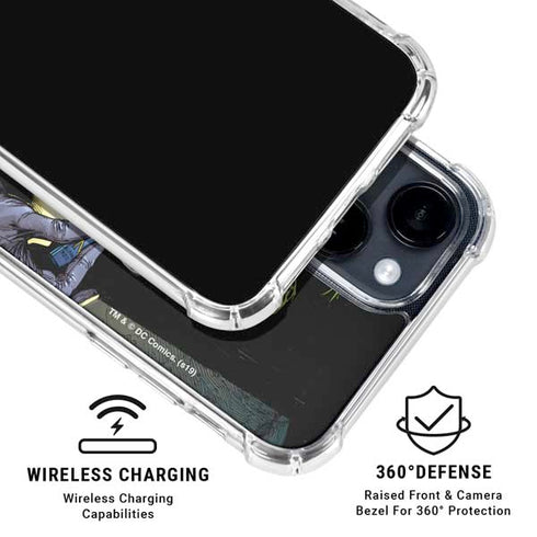 DC Comics The Joker Put on a Smile iPhone 14 Clear Case